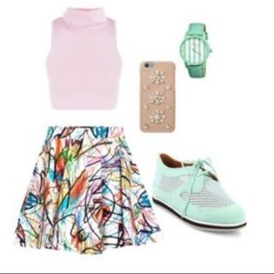 •nwot• Rebecca Minkoff Sylvie mint suede oxford